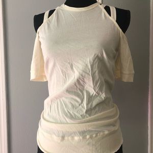 Cream/off white top. Never worn